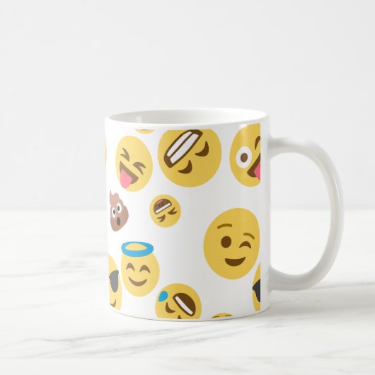 Verrücktes Emojis Kaffeetasse (Rechts)