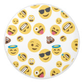 Verrücktes Emojis Keramikknauf (Vorderseite)