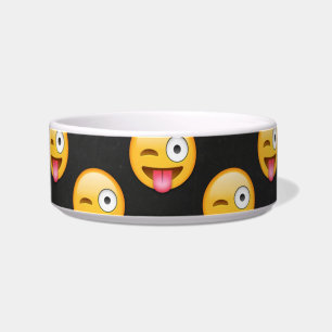 Verrücktes Gesicht Emoji Napf