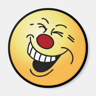 Verrücktes Gesicht Grumpey Magnet