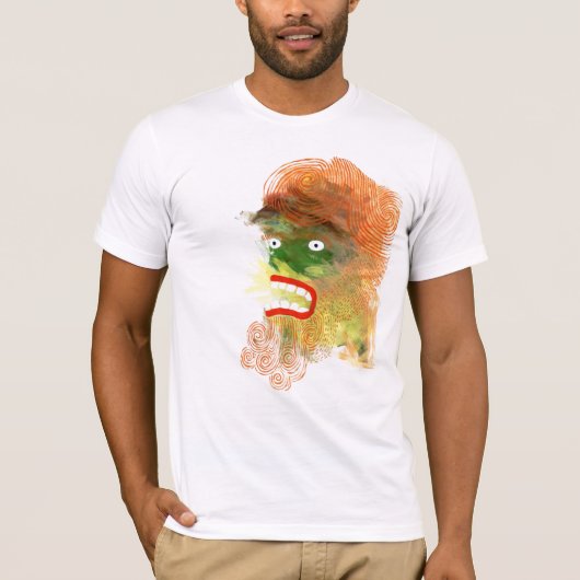 Verrücktes Gesicht T-Shirt (Vorderseite)