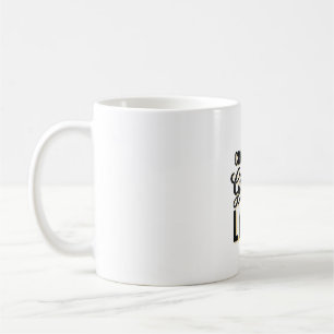 Verrücktes-Giraffen-Dame-Vintage-Stich-Shirt-Desig Kaffeetasse