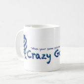 Verrücktes Golf Help.com besitzen Drehung auf Mode Kaffeetasse (Vorderseite Links)
