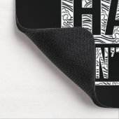 Verrücktes Haar, egal-Shirt  Mousepad (Ecke)