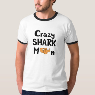 Verrücktes Haifisch-Mann-Shirt für den T-Shirt