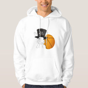 Verrücktes-Hase-Basketball Hoodie
