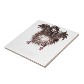 Verrücktes Huhn Fliese (Seite)