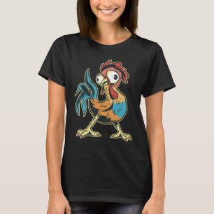 Verrücktes Huhn Huhn Kuscheltier Kostüm Huhn H T-Shirt