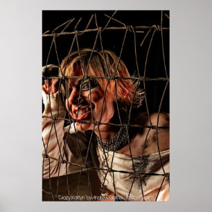 "Verrücktes Kaitlyn" durch Andrew Gettler Poster