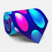 Verrücktes kaleidescope Kreise der Krawatte (Gerollt)