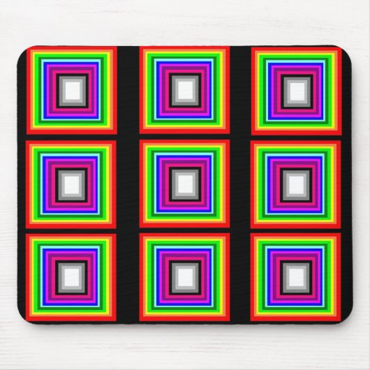 verrücktes Kästen mousepad (Vorne)