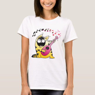 Verrücktes Katzen-T-Shirt T-Shirt