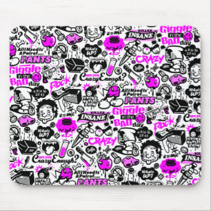 Verrücktes kombiniertes mousepad