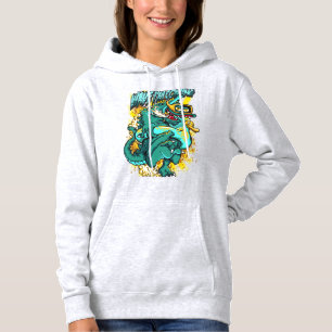 Verrücktes Krokodil 🐊 Hoodie