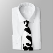 verrücktes Kuhmuster Krawatte (Gebunden)