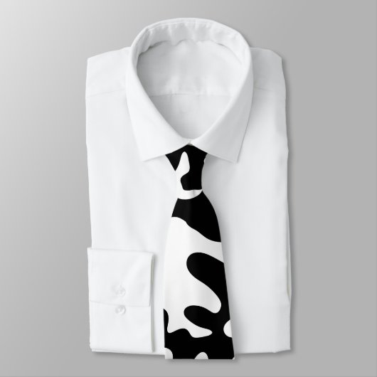 verrücktes Kuhmuster Krawatte (Gebunden)