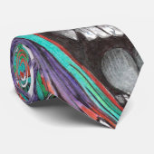 Verrücktes Lächeln des Clown-w/Big auf einer Krawatte (Gerollt)