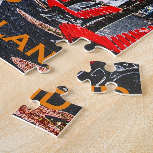 Verrücktes Lugano die Schweiz Puzzle (Seite)