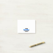 Verrücktes Onkel You Were Warned About Post-it Klebezettel (Auf Schreibtisch)