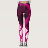 Verrücktes Patchwork Purpur Leggings (Vorderseite)