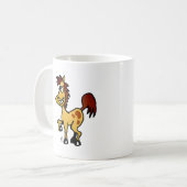 Verrücktes Pferd Kaffeetasse (Vorderseite Links)
