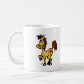 Verrücktes Pferd Kaffeetasse (Links)