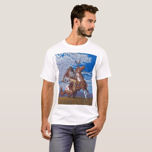 Verrücktes Pferd T-Shirt (Vorne ganz)