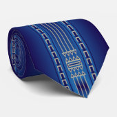 Verrücktes Pferdeblau Krawatte (Gerollt)