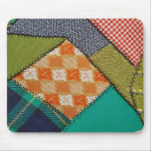verrücktes Quiltmuster Mousepad (Vorne)