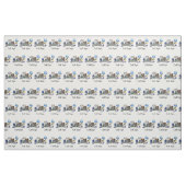 Verrücktes Radioanlage-Gewebe mit Rufzeichen Stoff (Fat Quarter (45,7 x 55,9 cm))
