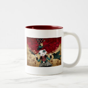 Verrücktes Rätsel Zweifarbige Tasse