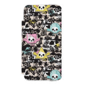 Verrücktes Vogelmuster Incipio iPhone Geldbeutel-Hülle (Folio Vorderseite)