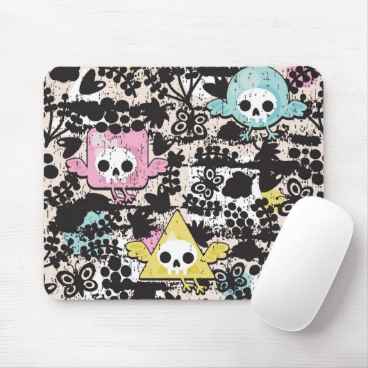 Verrücktes Vogelmuster Mousepad (Mit Mouse)