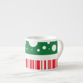 Verrücktes Weihnachten Espressotasse (Vorderseite Rechts)