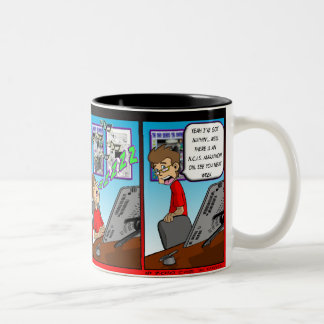 Verrücktheit I got Nuthin Zweifarbige Tasse