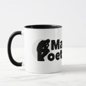 Verrücktheit! Poesie-Tasse Tasse (Links)