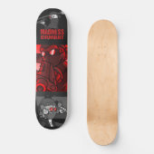 Verrücktheits-Skateboard Skateboard (Vorderseite)