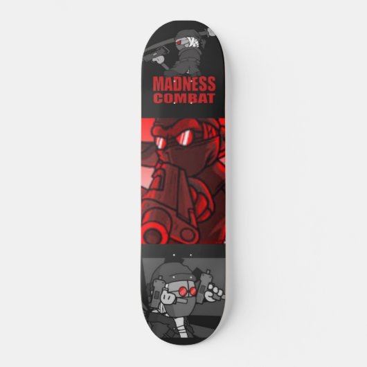 Verrücktheits-Skateboard Skateboard (Vorderseite)