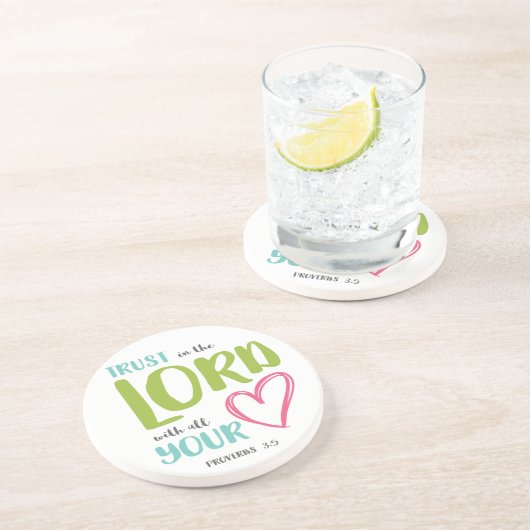 VERS 5 DER SPRICHWORT-3 SANDSTEIN UNTERSETZER (Seite)