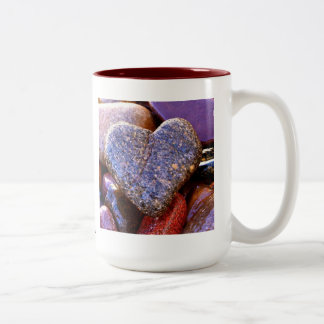 Vers der Herz-Tassen-w/Scripture Zweifarbige Tasse