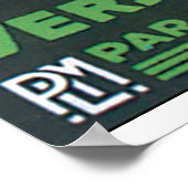 Vers Le Mont. Blanc Vintage Travel Poster (Ecke)