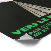 Vers Le Mont Blanc Vintage Travel Poster (Ecke)