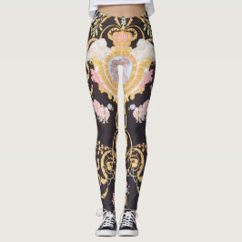 Versace Angel Collection Patterns Leggings