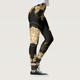 Versace New Season Modern Typografy Design Leggings