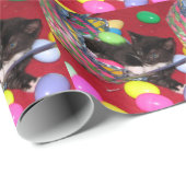 Versace of Cat Oaster wünscht, Papier zu umhüllen Geschenkpapier (Rolleneckpunkt)