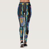 Versace picasso Collection muster Leggings (Rückseite)