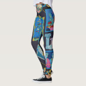 Versace picasso Collection muster Leggings (Links)