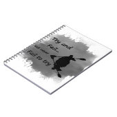 Versag nie, um Motivierend Zitat Kayak Sport zu ve Notizblock (Linke Seite)