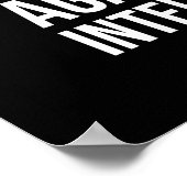 Versagen ist Chance - Fitness, Hektik, Erfolg Poster (Ecke)