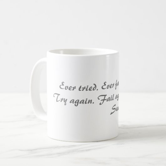 Versagen Sie bessere Tasse (Vorderseite Links)